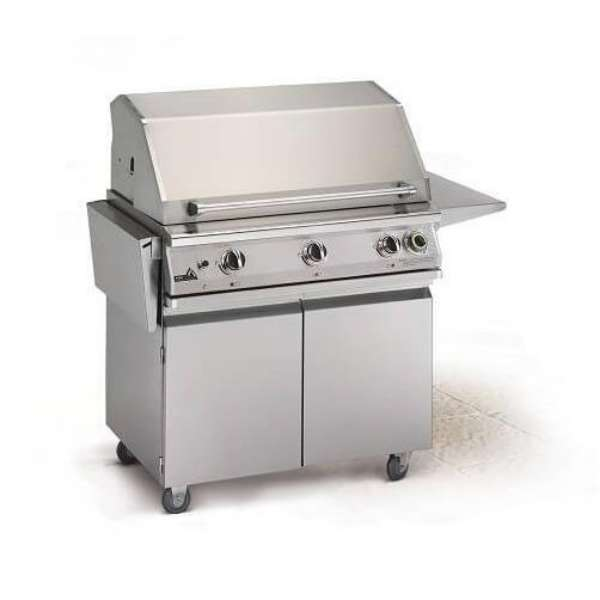 Pgs Pacifica 39 Inches Stainless Grill Performance Grilling Systems Natural Gas Stainless Steel Portable Cart