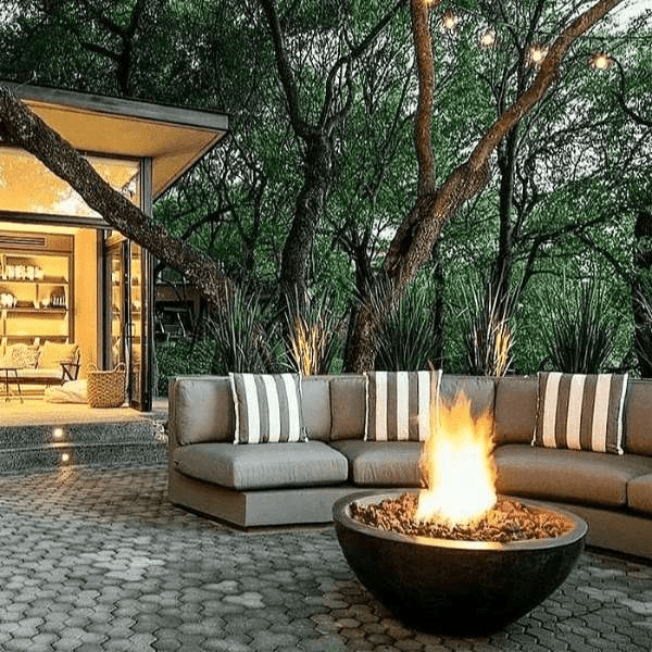 Potteryworks Us Concrete Large Fire Pit