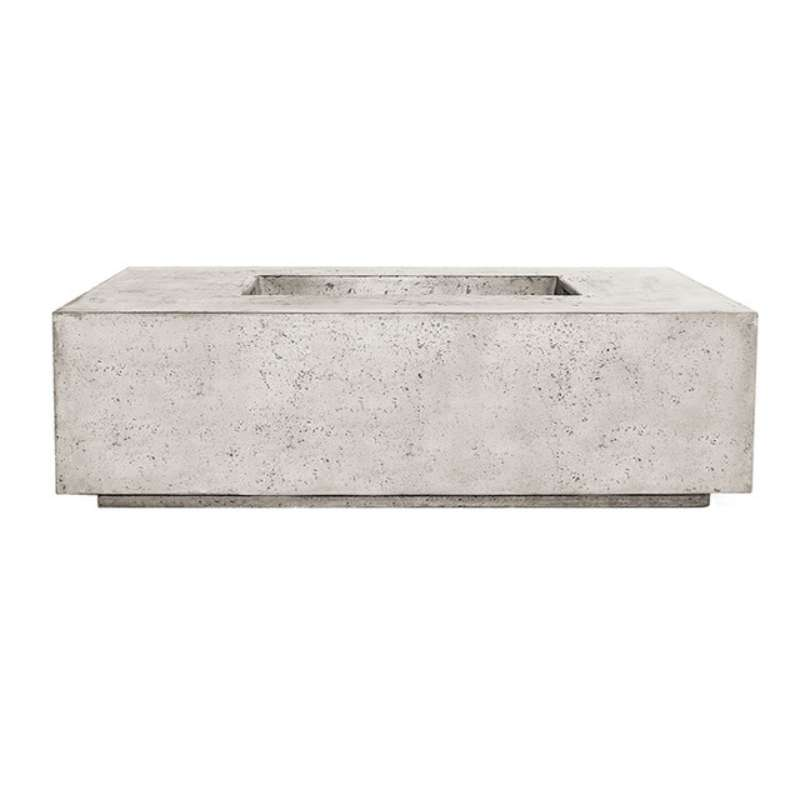     Prism Hardscapes Portos Fire Pit With Hidden Propane Tank In Natural Color On A White Background