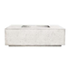 Prism Hardscapes Portos Fire Pit With Hidden Propane Tank In Ultra White Color On A White Background_jpg
