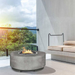 Prism Hardscapes Rotondo Concrete Gas Fire Pit Ph 418 Outdoor Inspired Set Up