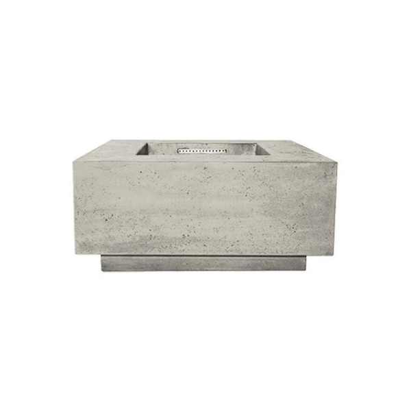 Prism Hardscapes Tavola 2 Concrete Gas Fire Pit Ph 406 In Natural On A White Background