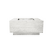 Prism Hardscapes Tavola 2 Concrete Gas Fire Pit Ph 406 In Ultra White On A White Background