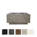 Prism Hardscapes Tavola 2 Concrete Gas Fire Pit Ph 406 With Color Options On A White Background