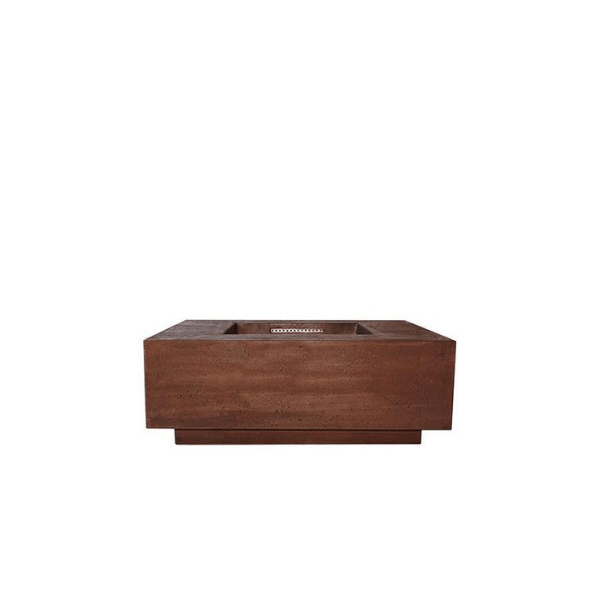     Prism Hardscapes Tavola 3 Concrete Gas Fire Pit Ph 407 In Cafe On White Background
