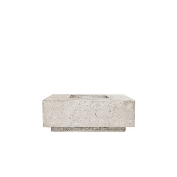     Prism Hardscapes Tavola 3 Concrete Gas Fire Pit Ph 407 In Ultra White On White Background