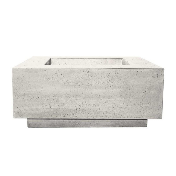 Prism Hardscapes Tavola 42 Concrete Gas Fire Pit Ph 427 In Natural On A White Background
