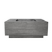 Prism Hardscapes Tavola 42 Concrete Gas Fire Pit Ph 427 In Pewter On A White Background