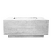 Prism Hardscapes Tavola 42 Concrete Gas Fire Pit Ph 427 In Ultra White On A White Background