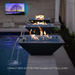      Products The Outdoor Plus Maya Concrete Fire Water Bowl In An Indoor Swimming Pool 