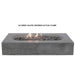PyroMania Fire Alchemy Rectangular Fire Table With Flames
