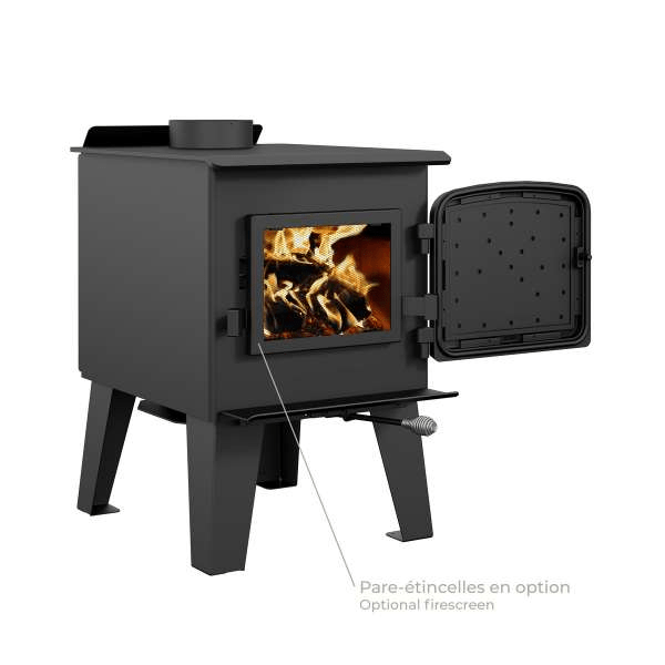 Drolet Fox Wood Stove DB03186 l Fire Pit Surplus Drolet Fox Wood Stove DB03186 l Fire Pit Surplus