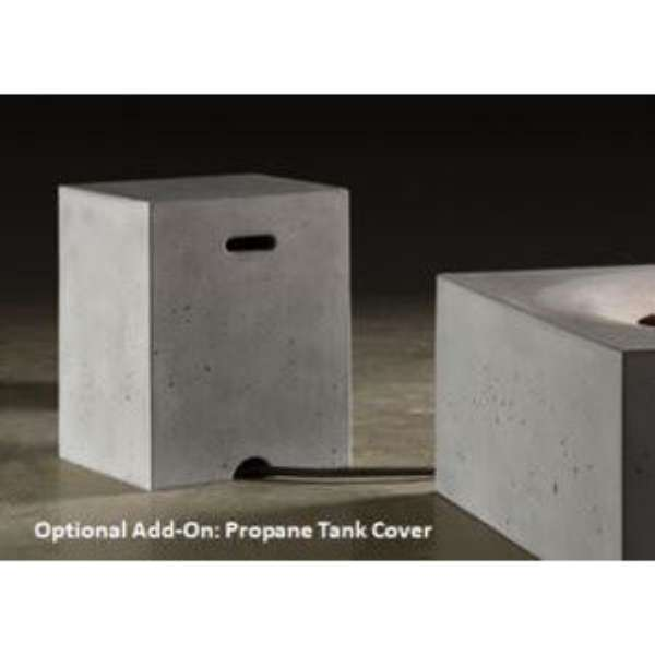 Slick Rock Concrete Cascade Conical Fire And Water Bowl Propane Tank Cover