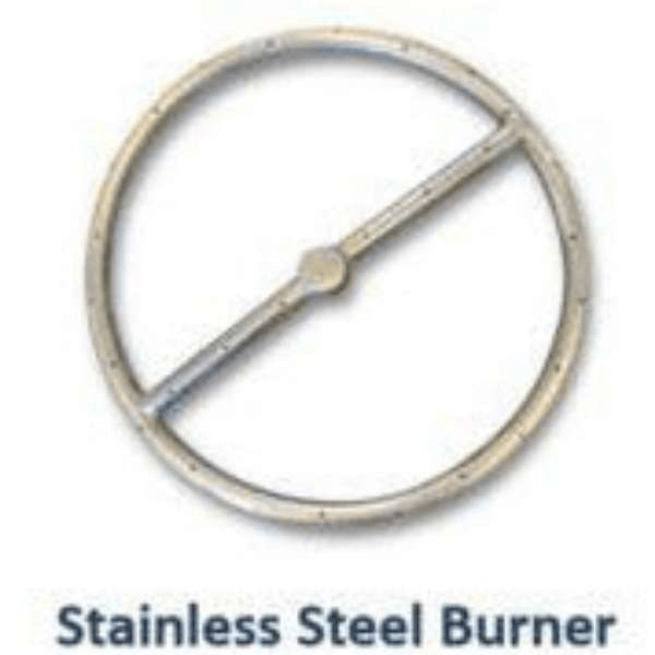 Slick Rock Concrete Cascade Conical Fire And Water Bowl Stainless Steel Burner