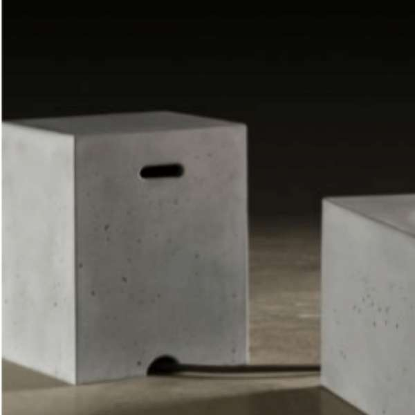 Slick Rock Concrete Cascade Square Fire And Water Bowl Tank Cover