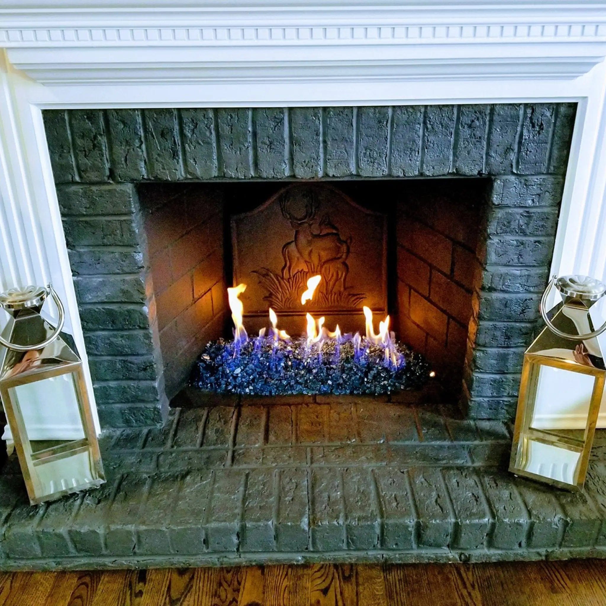 Starfire Glass 1/2" Broken Fire Glass (10lbs)