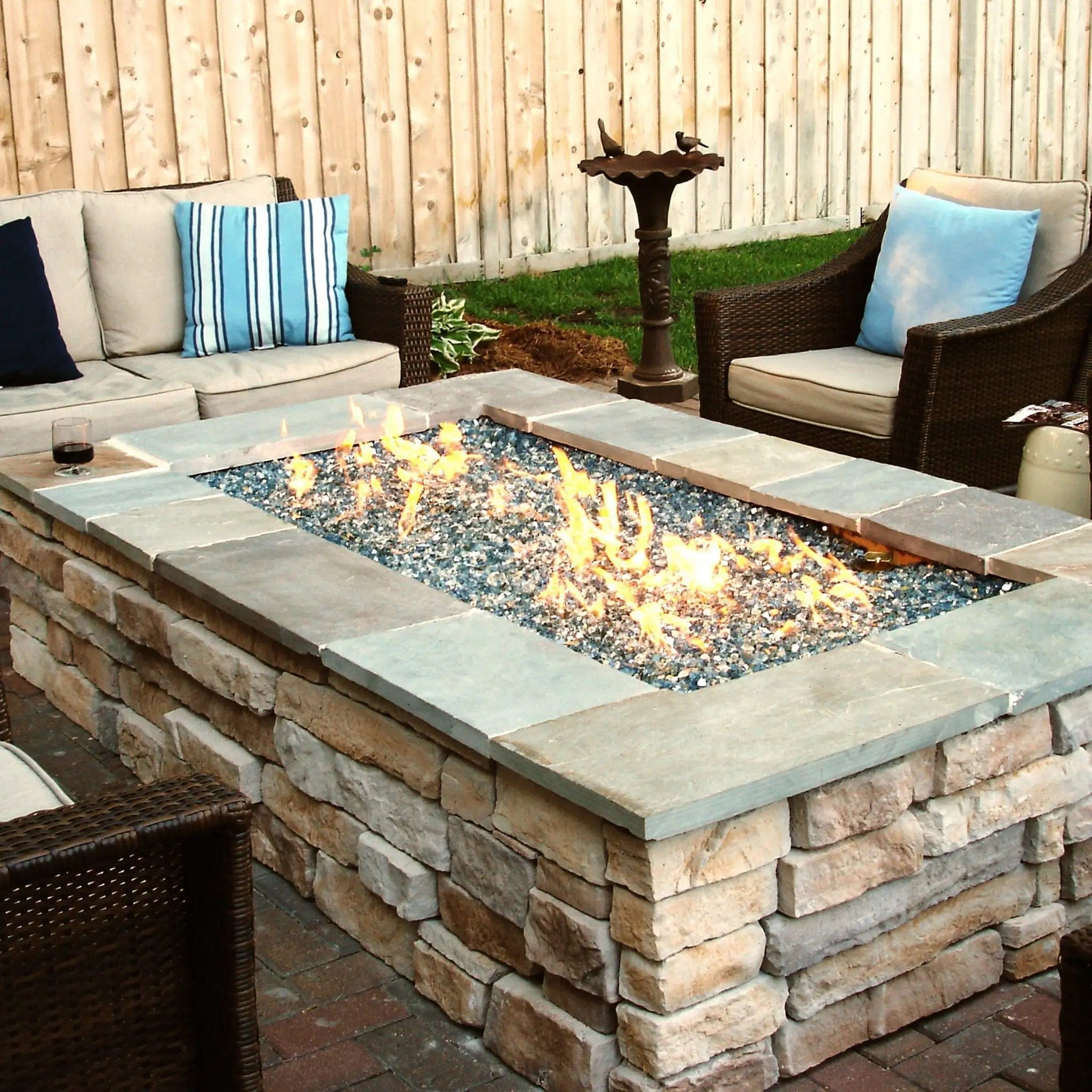 Starfire Glass 1/2" Broken Pre-Mixed Fire Glass (10lbs)