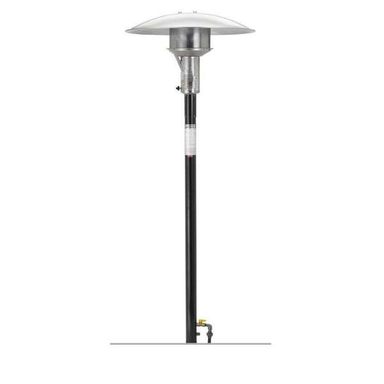 Sunglo Natural Gas Permanent Post Patio Heater With Semi Automatic On A White Background