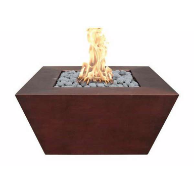     The Outdoor Plus Amere Copper Fire Pit With Flame