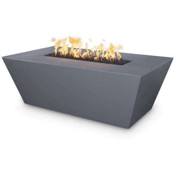    The Outdoor Plus Angelus Concrete Fire Pit In Color Gray With Flame