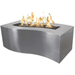     the-outdoor-plus-billow-fire-pit-in-color-stainless-steel-and-with-flame