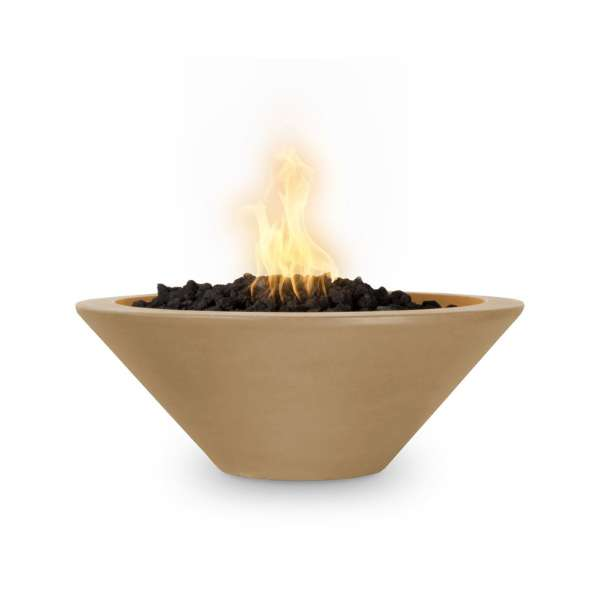    The Outdoor Plus Cazo Concrete Fire Bowl In Brown Color