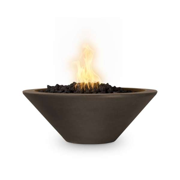    The Outdoor Plus Cazo Concrete Fire Bowl In Chocolate Color