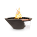    The Outdoor Plus Cazo Concrete Fire Water Bowl In Chocolate Color