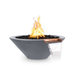    The Outdoor Plus Cazo Concrete Fire Water Bowl In Natural Gray Color