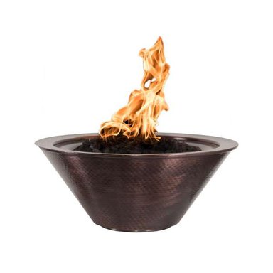    The Outdoor Plus Cazo Copper Fire Bowl On A White Background_