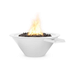         The Outdoor Plus Cazo Powdercoated Steel Fire Water Bowlire Bowl In Limestone Color
