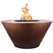    The Outdoor Plus Martillo Copper Fire Pit With Flame