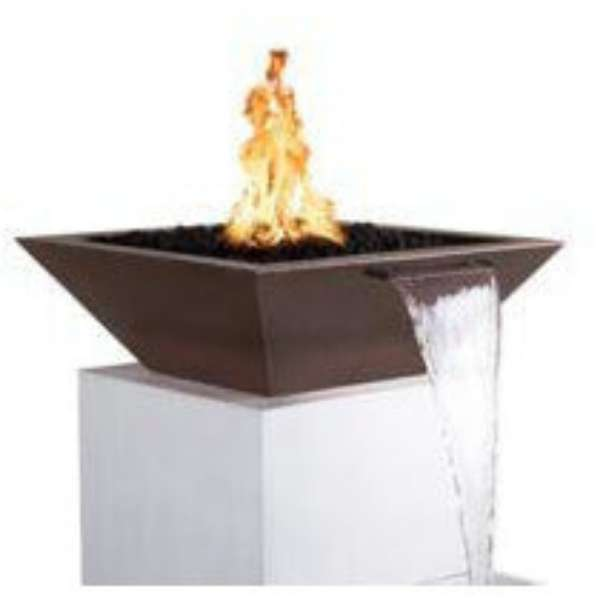    The Outdoor Plus Maya Copper Fire Water Bowl \