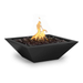 The Outdoor Plus Maya Powder Coated Steel Fire Bowl In Black Color