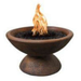     The Outdoor Plus Patera Concrete Fire Pit On A White Background