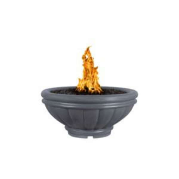     The Outdoor Plus Roma Concrete Fire Bowl In Gray Color