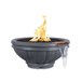     The Outdoor Plus Roma Concrete Fire Water Bowl In Color Gray