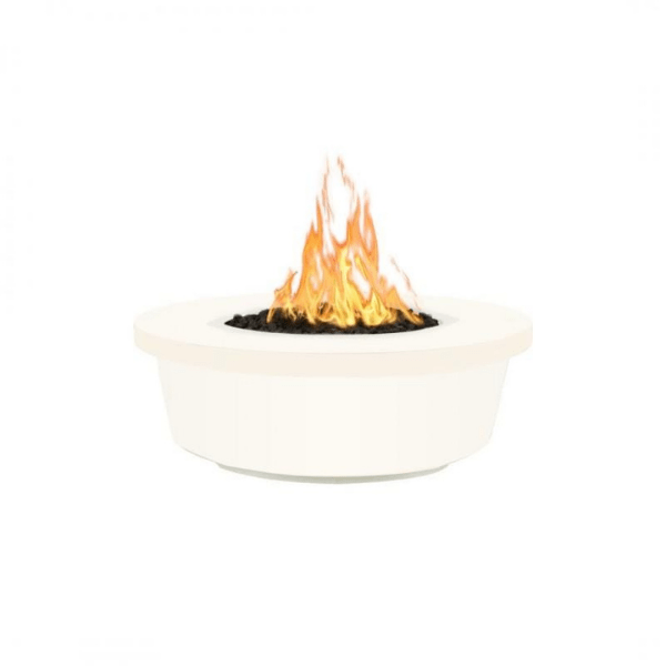The Outdoor Plus Tempe 48_ Concrete Fire Pit In Metallic Pearl Color
