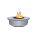 The Outdoor Plus Tempe 48_ Concrete Fire Pit In Metallic Silver Color