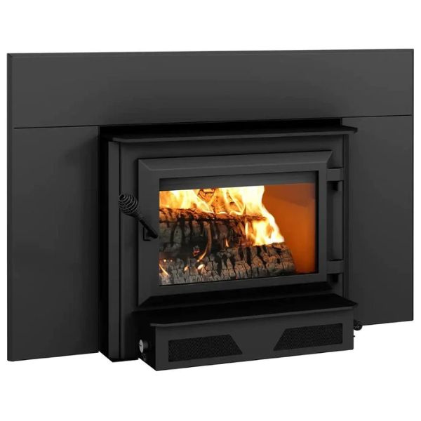 Ventis Hei240 Fireplace Insert With Blower In Close Up Photo Sample