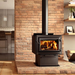 Ventis Hes240 Large Wood Burning Stove In Living Room Sample Set Up